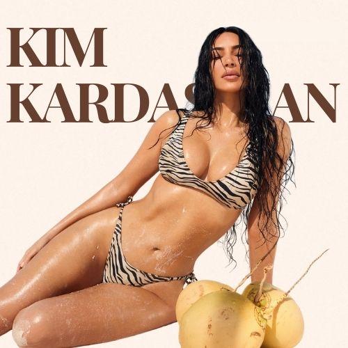 Kim Kardashian Wet Hair Look