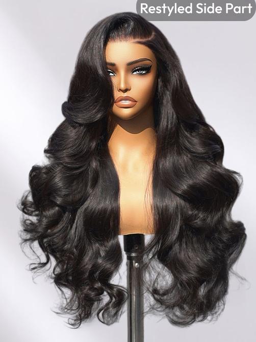 UNice 13x4 Pre-Everything™ Transparent Lace Front 3D Body Wave Wig Real Ear To Ear With Invisi Drawstring Wig Lace Fit Better