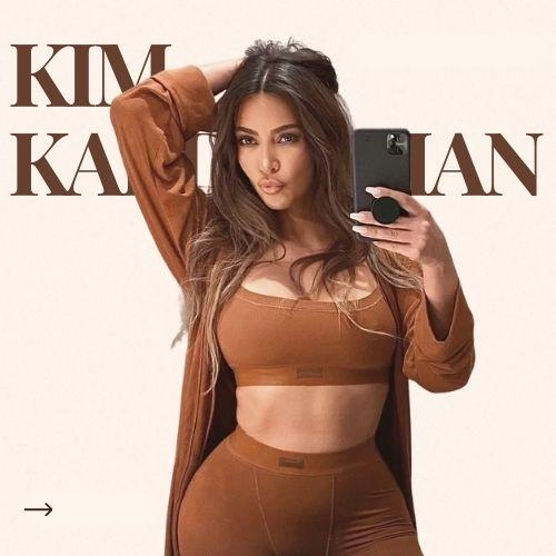 Kim Kardashian Brown Hair