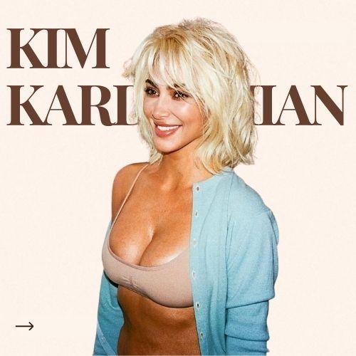 kim kardashian short hair