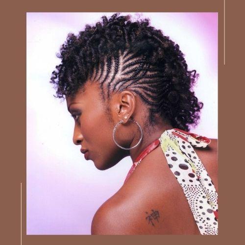 Mohawk Braid Short Hair