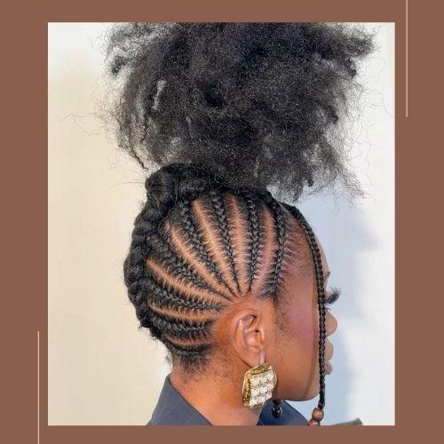 Mohawk Braid Updo
