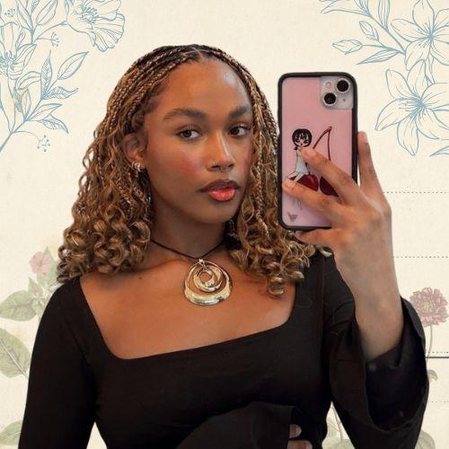 Boho Bob Knotless Braids