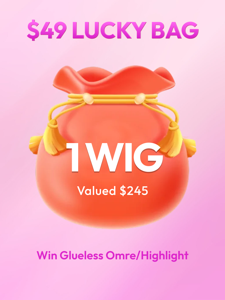 UNICE $59 Surprise Box Win 24 Inch Bye-Bye knots Wig Value $159-$219