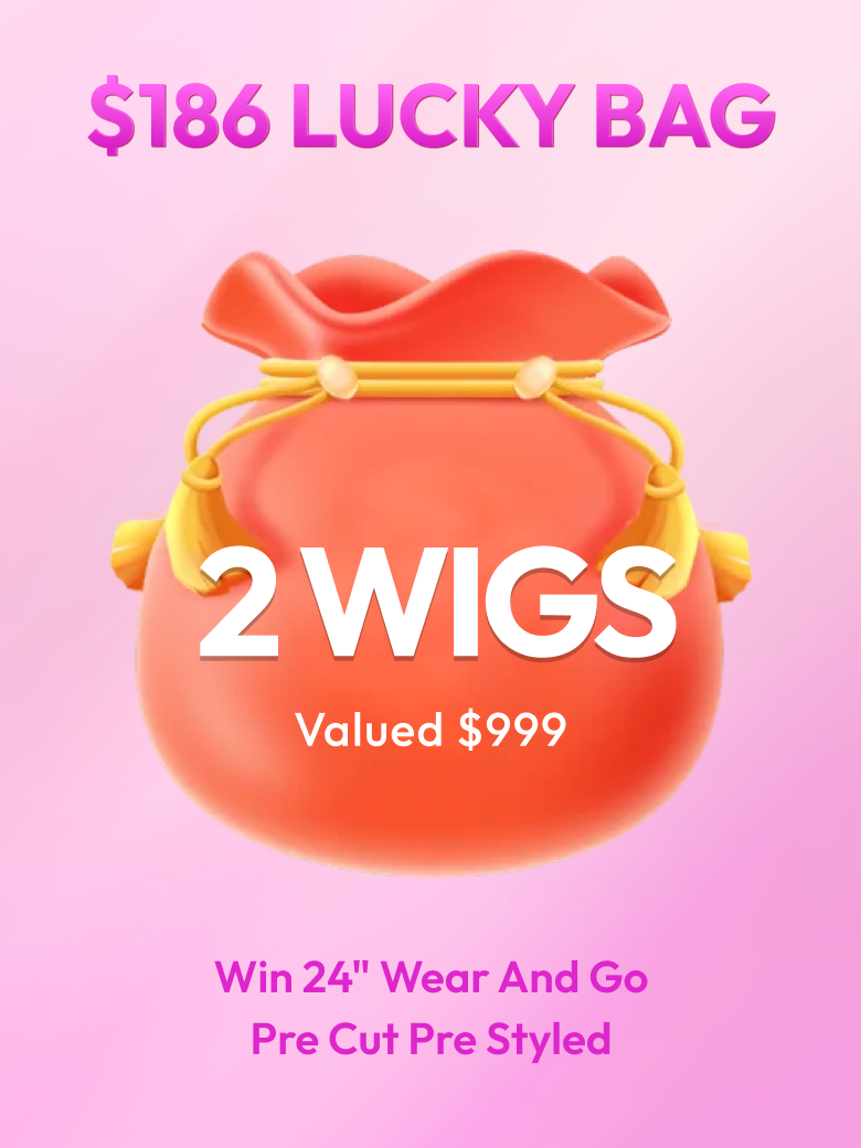 UNICE $59 Surprise Box Win 24 Inch Bye-Bye knots Wig Value $159-$219