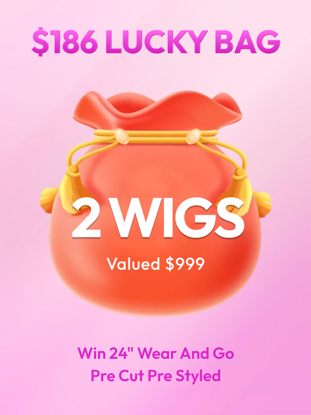 UNICE $59 Surprise Box Win 24 Inch Bye-Bye knots Wig Value $159-$219