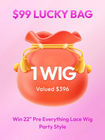 UNICE $99 Lucky Bag Get 150% Density Pre Cut Glueless Wig Value $299-$396