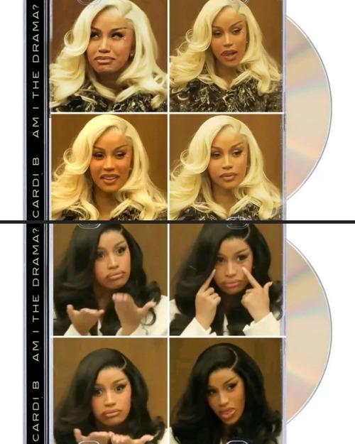 cardi b court wig