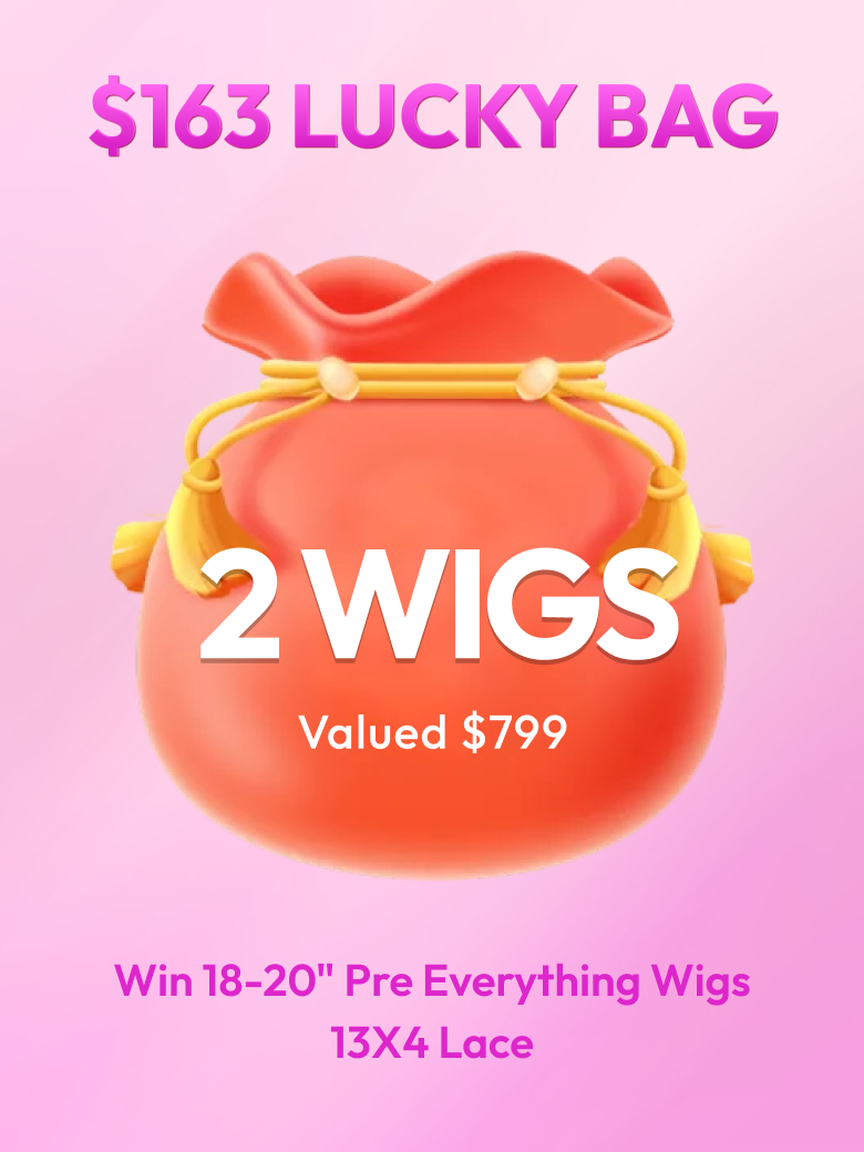 UNICE $59 Surprise Box Win 24 Inch Bye-Bye knots Wig Value $159-$219
