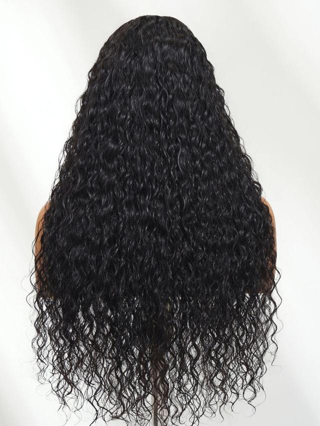 UNice InvisiBlend™ V Part Bouncy Water Wave Curly Seamless Blending Wig With Drawstring Protect Your Natural Hair