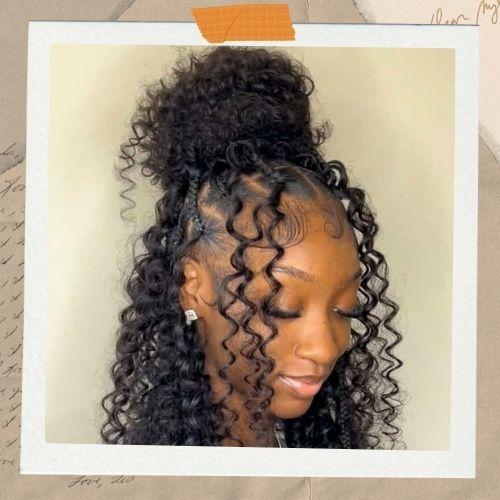 Bora Bora Braids with a Bun