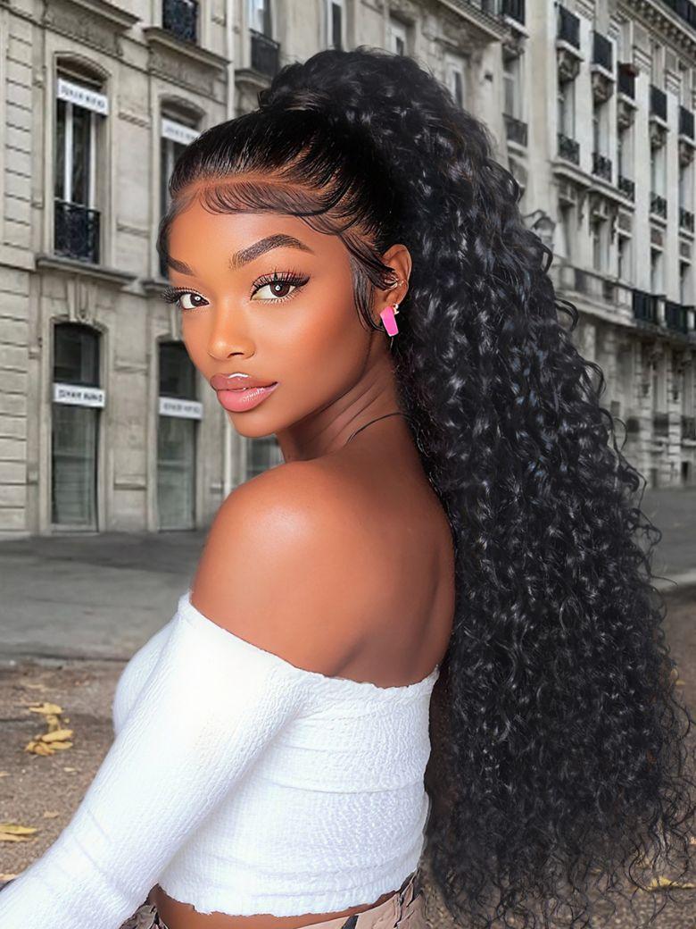 UNice Bye-Bye Knots™ 7x5 Lace Mixed Curls Wig with Invisi Drawstring