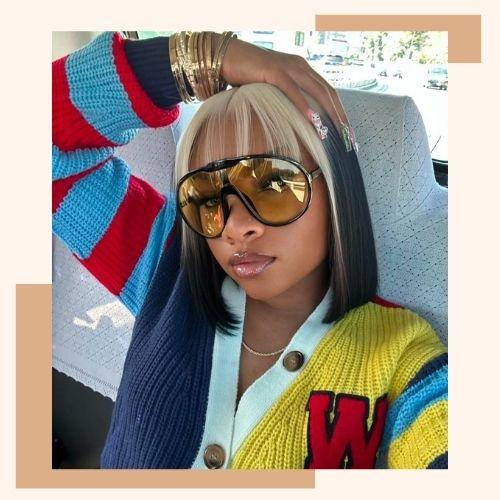 Two-Toned Bob with Bangs