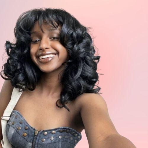 Bombshell Curls Short Hair
