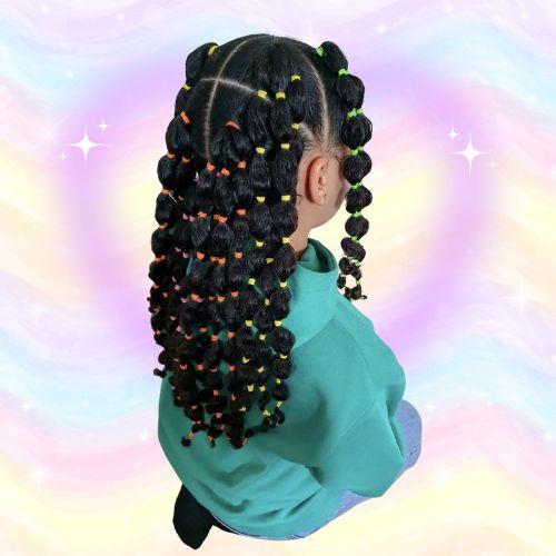 Bubble Braids For Girls