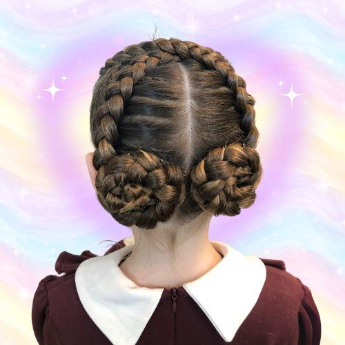 Braided Low Bun