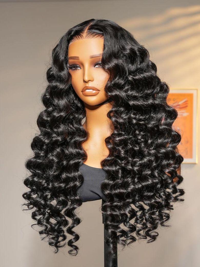 UNice 13x4 Lace Frontal Burgundy Loose Wave Pre-Everything Wig