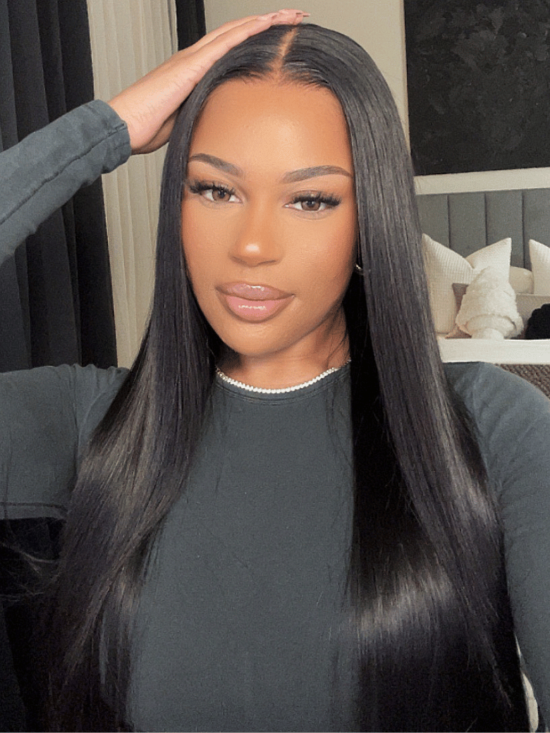13x4 Ear To Ear Pre-cut Lace Pre-Everything Lace Front Straight Wig Pre-Everything Wig