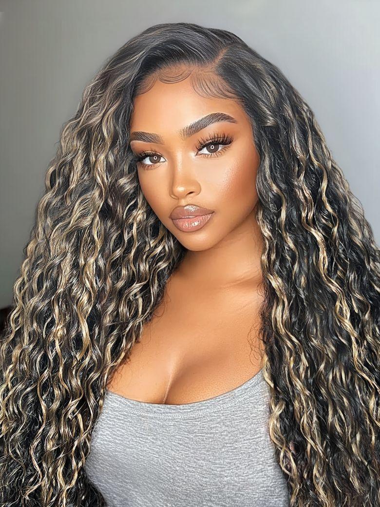 UNice 13x4 Pre-Everything™ Wig With Loose Wave Face-Framing Layers And Side-Swept Bangs