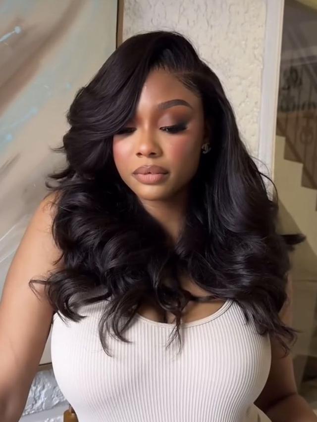 UNice Butterfly Cut 180% Density Bye-Bye Knots™ 7x5 Lace Body Curls Wig with Feathered Layers & Invisi Drawstring