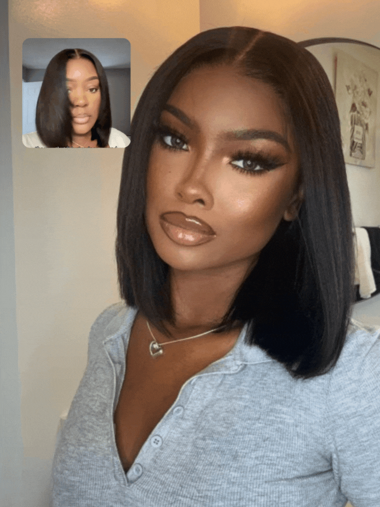 UNice Bye-Bye Knots Wig 7x5 & 13x4 Put On And Go Glueless Lace Bleached Knots Bob Drawstring Wig 150% Density