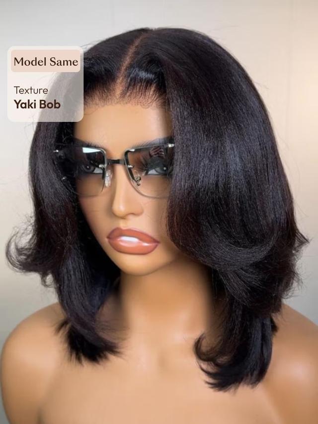 UNice Bye-Bye Knots Wig 7x5 & 13x4 Put On And Go Glueless Lace Bleached Knots Bob Wig 150% Density