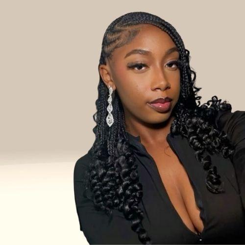 Side Lemonade Braids
