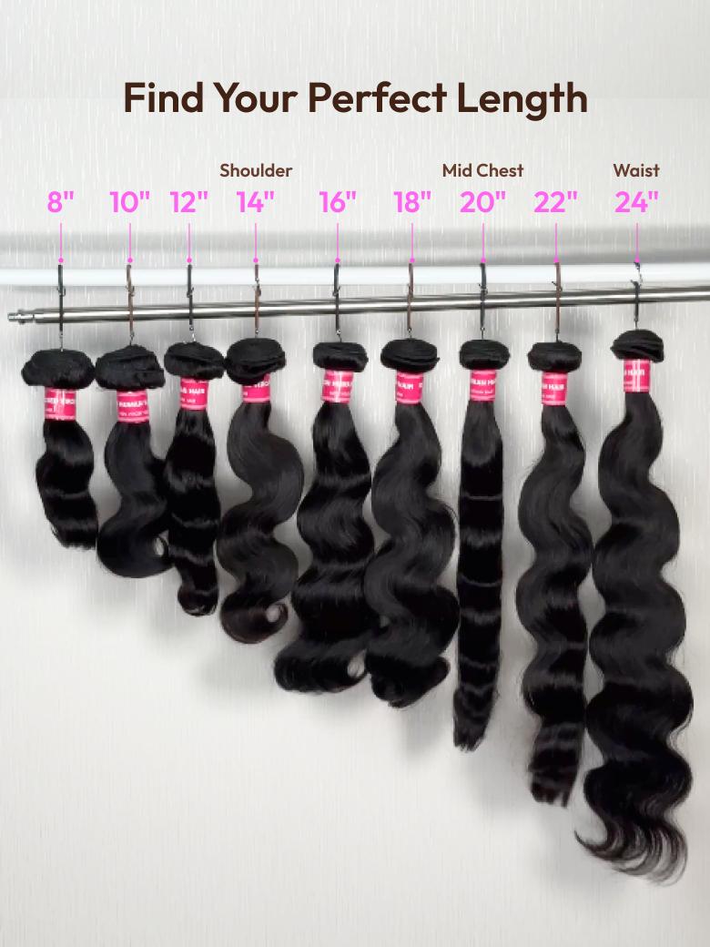 hair bundles length