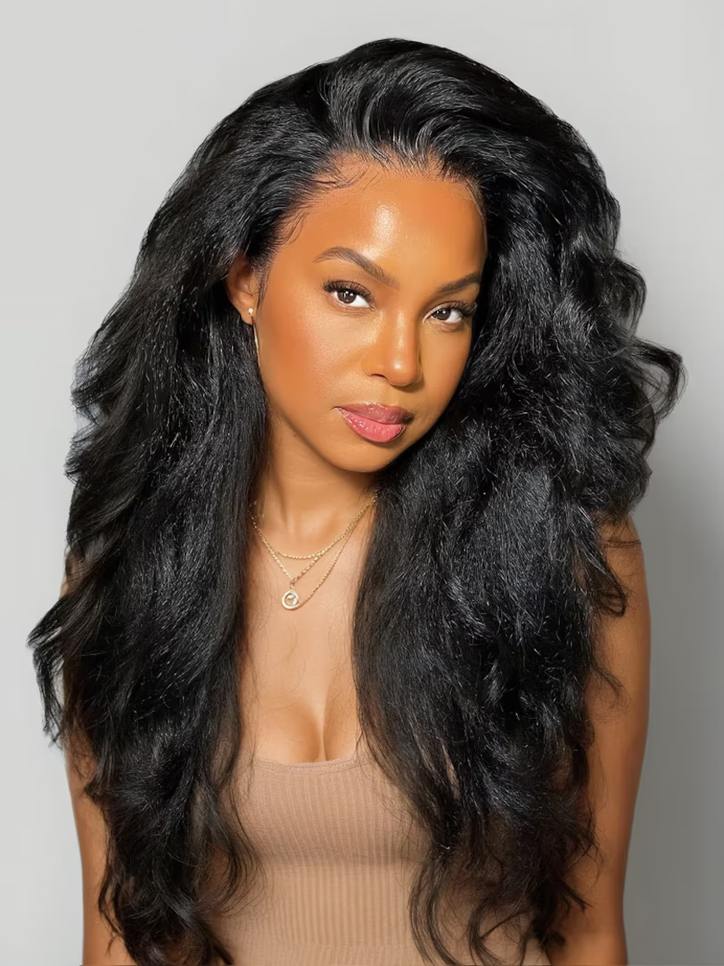 [18"=$89] 13x4 Lace Front Wig Natural Hair Line Water Wave Glueless Human Hair 150% Density
