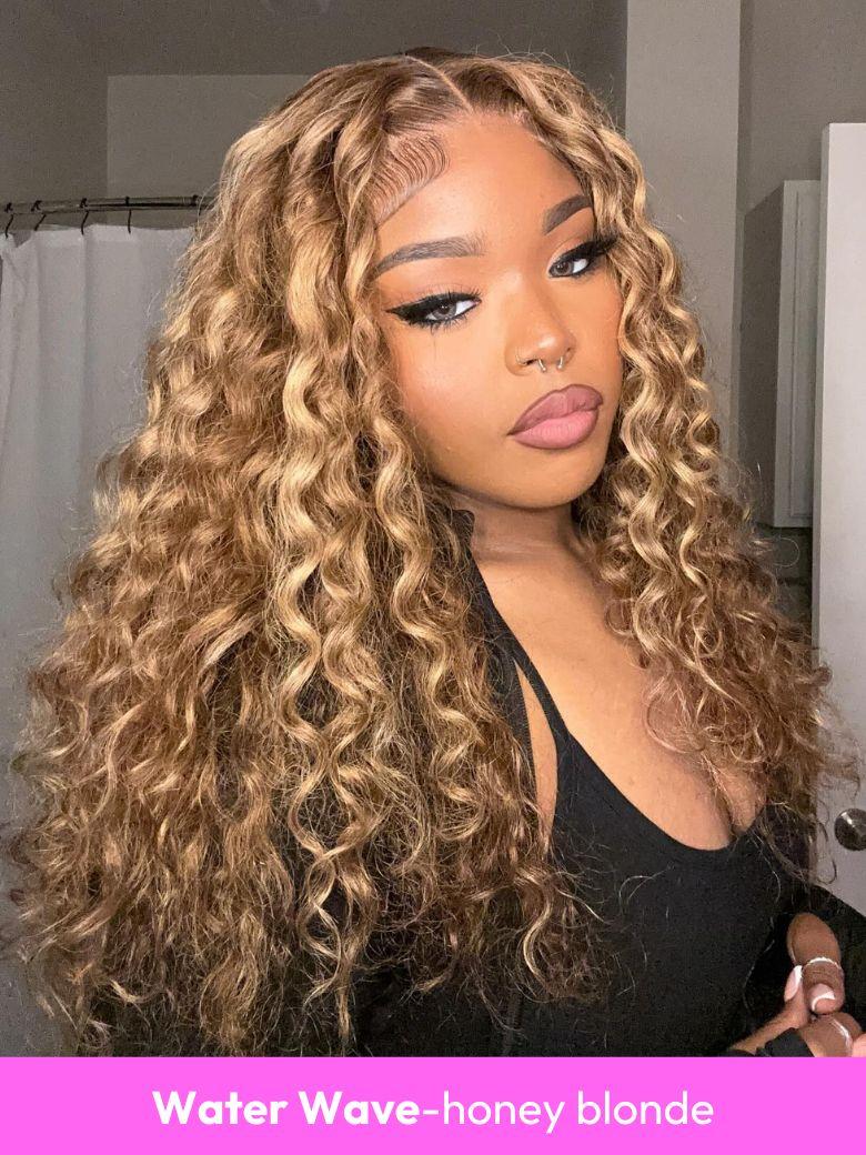 UNice 13x4 Glueless Lace Front Collection Wig Virgin Human Hair Wig