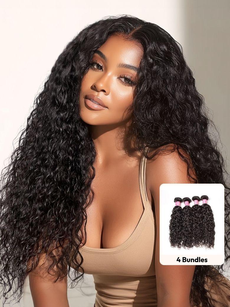 UNice Hair Bundle 1 Piece Water Wave Weave Hair