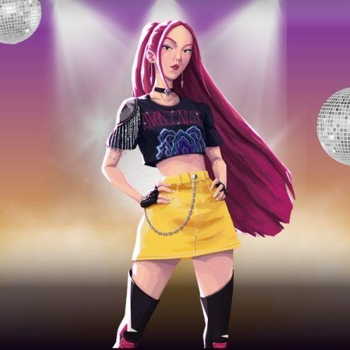 kpop demon hunters mira hair
