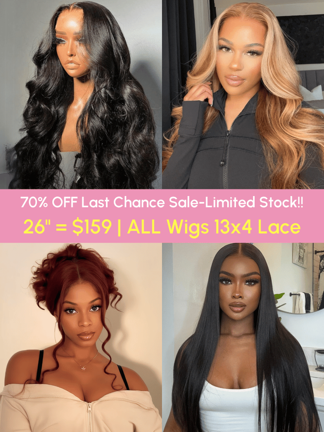 UNice 13x4 Lace Frontal Burgundy Loose Wave Pre-Everything Wig