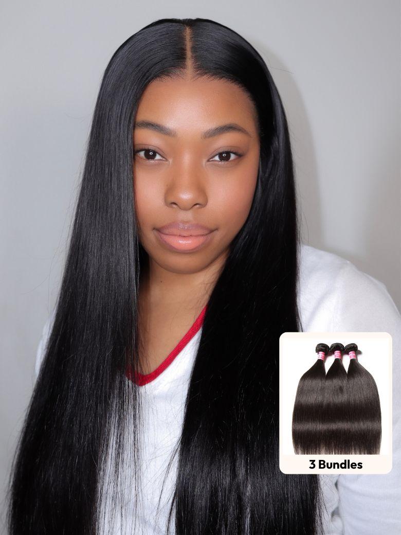 UNice Premium Raw Virgin Hair Straight Bundles