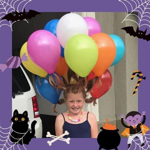 Bouncy Balloon Ponytails