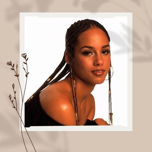 Alicia Keys Braided Hair