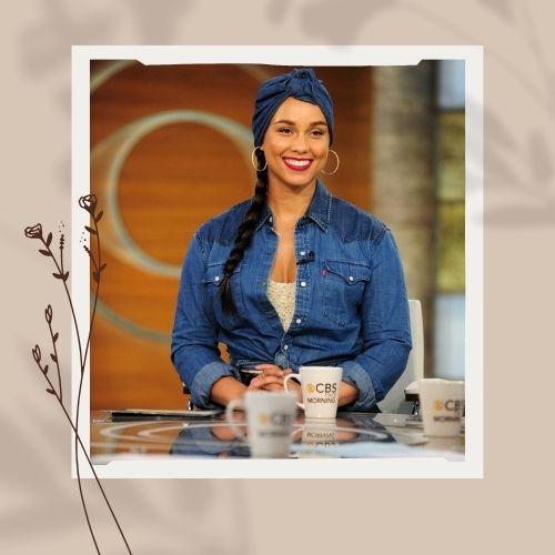 Alicia Keys Hair Wrap