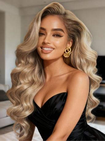 UNice Ash Blonde With Brown Roots 13x4 Pre-Everything™ Lace Frontal Body Wave Wig with Invisi Drawstring