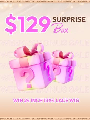 UNICE $129 Surprise Box Win 13x4 Lace 200% Density Wig Value $299-$399