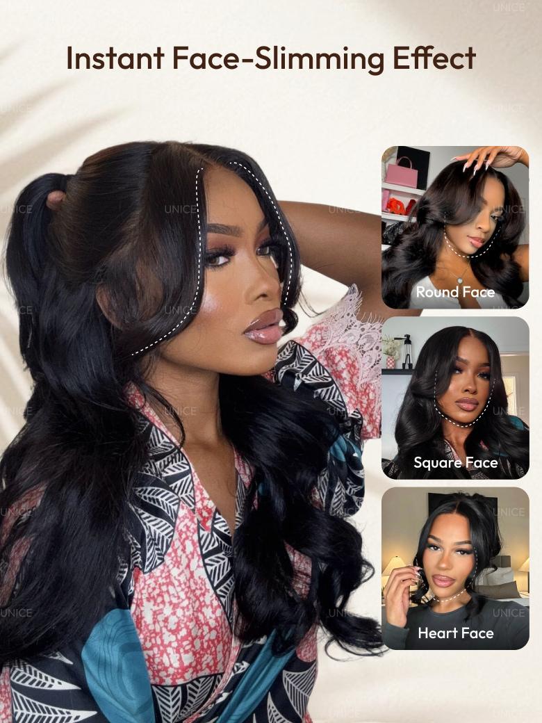 [22"=$149] 13x4 Pre-Everything™ Transparent Lace Front Pull And Go 3D Body Wave Wig Real Ear To Ear With Invisi Drawstring Wig