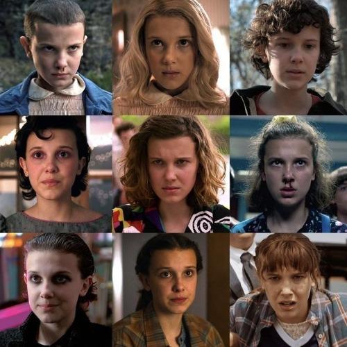 eleven stranger things hair