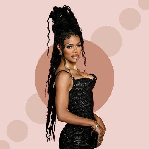 Teyana Taylor Half Up Half Down Hair