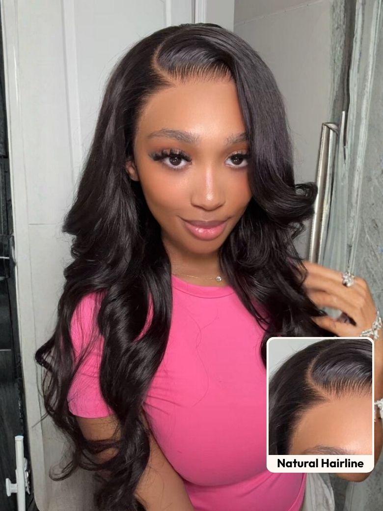 UNice 13x4 Pre-Everything™ Wig With Loose Wave Face-Framing Layers And Side-Swept Bangs With Drawstring