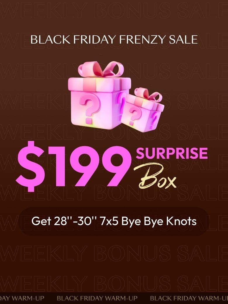 UNICE $59 Surprise Box Win 24 Inch Bye-Bye knots Wig Value $159-$219
