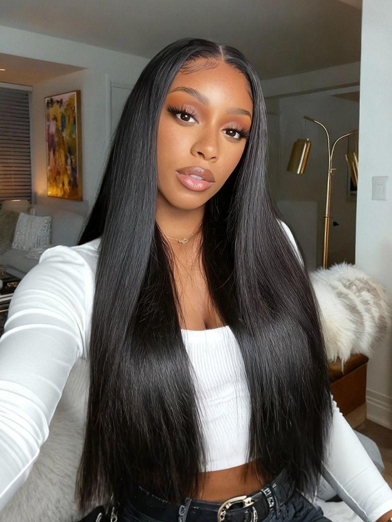 UNice 13x4 Pre-Everything™ Wig With Loose Wave Face-Framing Layers And Side-Swept Bangs