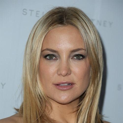 Kate Hudson below shoulder length hair