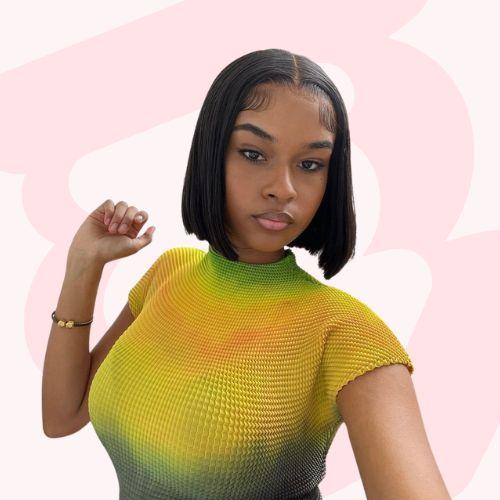 Blunt Bob for widow peaks