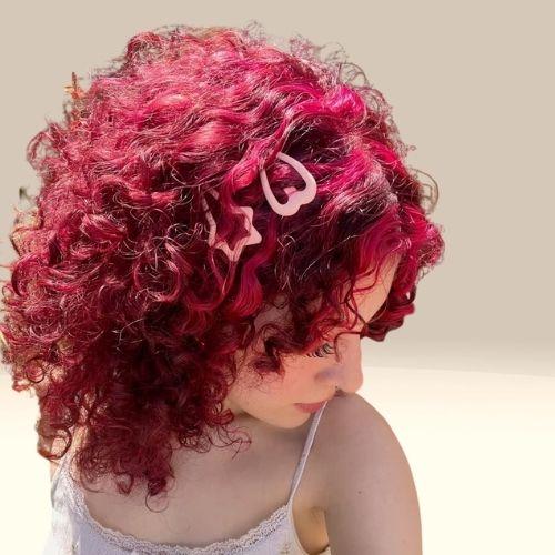 Beautiful Raspberry Hair