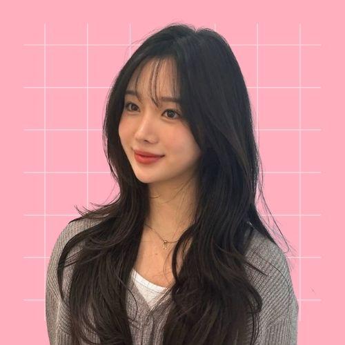 Beautiful See-Through Bangs