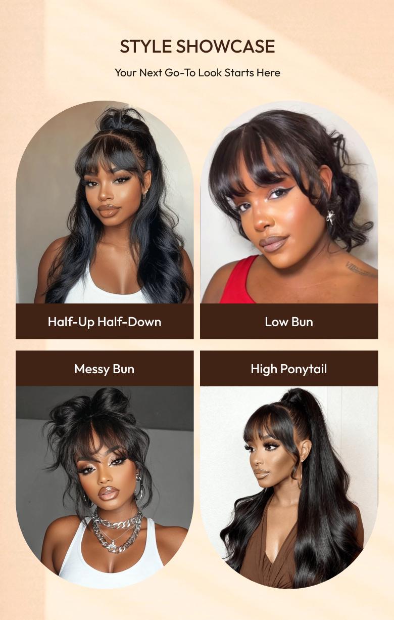 UNice Malaysian human hair wigs